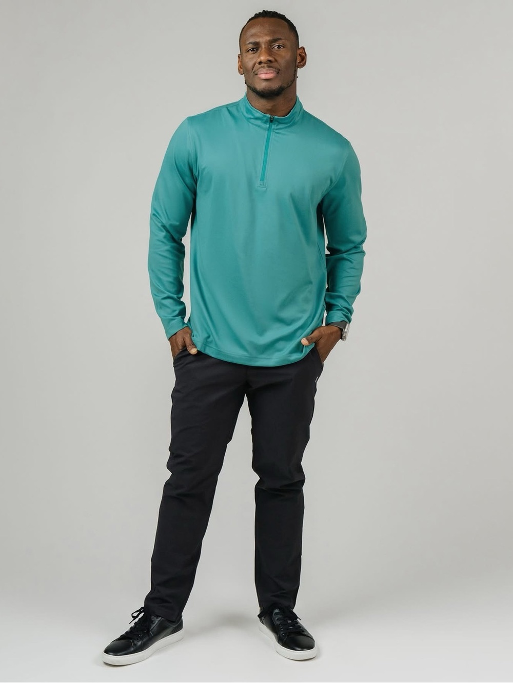 Men’s Zyia Teal Sand Hill 1/4 Zip